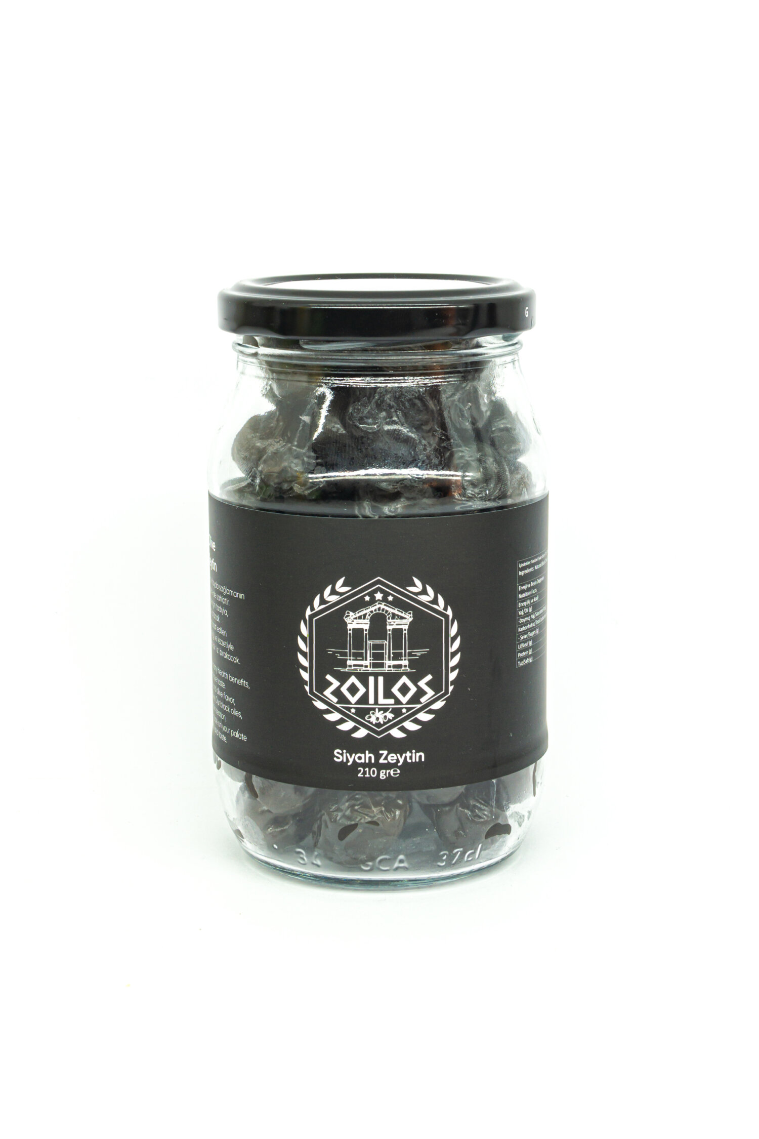 Siyah Zeytin 210gr